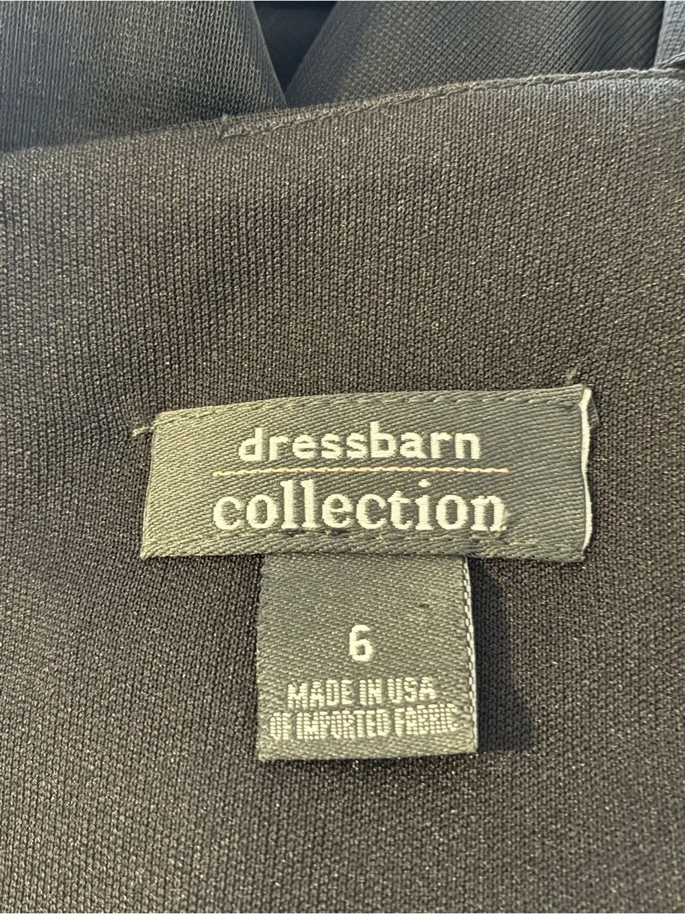 dressbarn Black Maxi Evening Dress with Ruched Bodice Size 6 - Picture 5 of 7